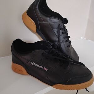 Reebok Men's Black and Brown Sneakers